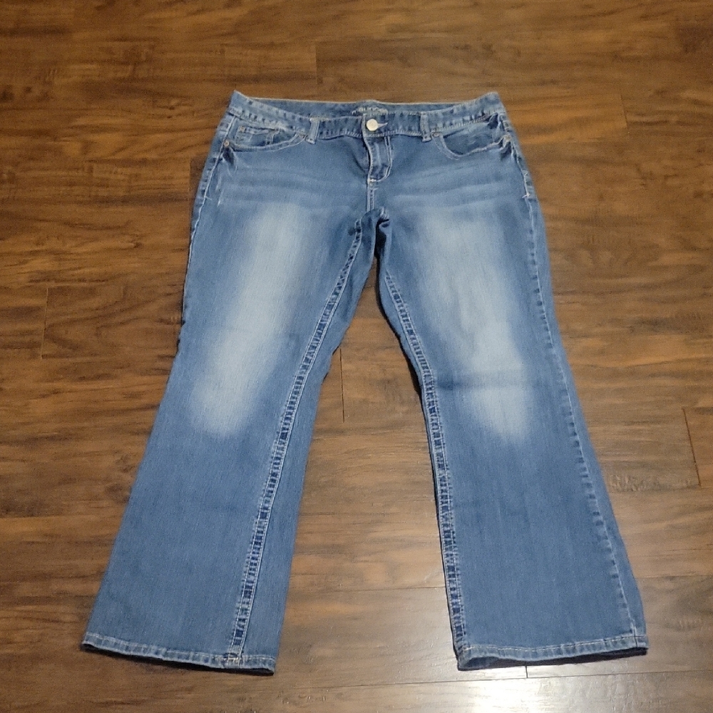 Maurices Light Blue Flare Jeans